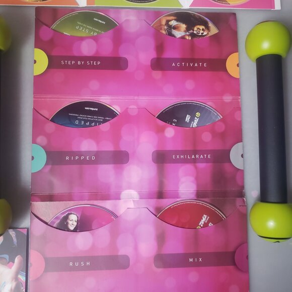 Zumba Exhilarate Fitness DVD Set Complete in Box - Picture 6 of 10